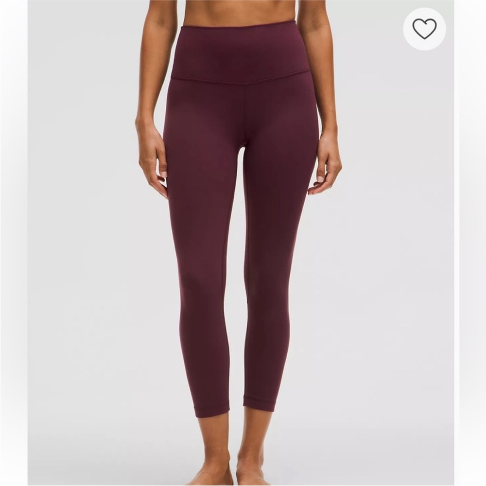 Lululemon Align Garnet High-Rise Crop 23” Leggings